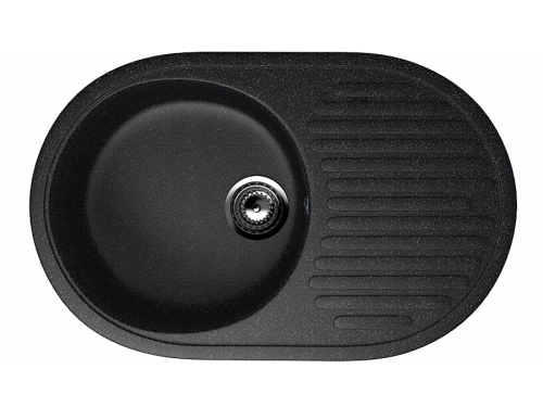 Кухонная мойка Ulgran Classic U-107-308 73х46 цвет черный