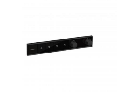 Смеситель Hansgrohe RainSelect 15382670 настенный встраиваемый черный матовый