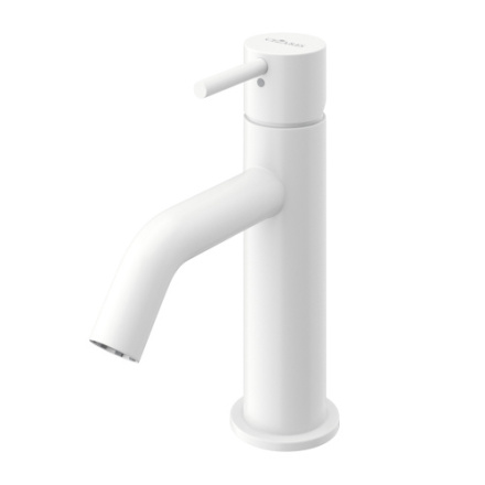 Смеситель Cezares LEAF LEAF-LSM2-L-BIO на раковину белый матовый