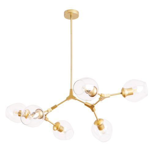 Люстра на штанге Arte Lamp Yuka (Ыука) A4103SP-6GO