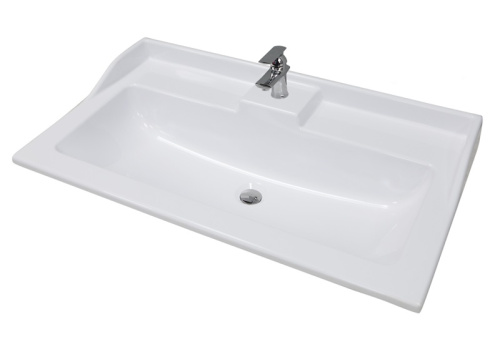 Раковина Aquaton Фабиа 80 см 1A708031FB010 накладная цвет белый