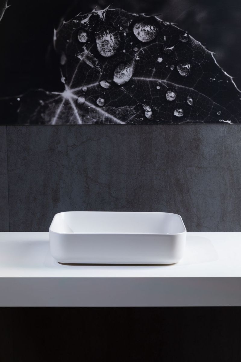 Раковина керамическая Allen Brau Fantasy 4.11021.21 50х40 накладная цвет белый без отверстий под смеситель - фото 5