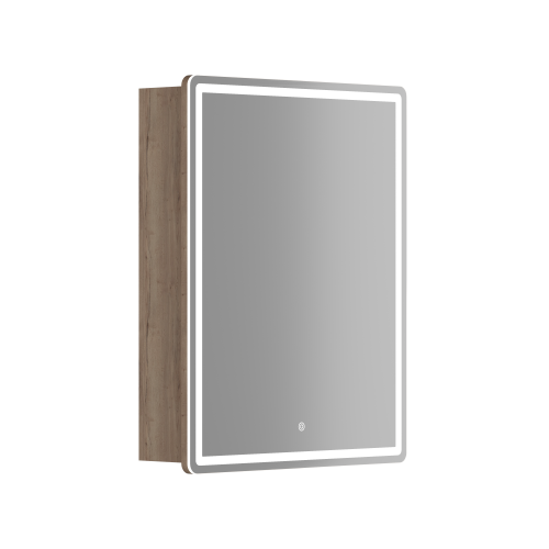 Зеркало-шкаф Sancos Mirror MI60EG 59х15х74 настенный цвет дуб галифакс натуральный Зеркало-шкаф Sancos Mirror MI60EG 59х15х74 настенный цвет дуб галифакс натуральный
