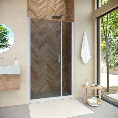 Душевая дверь Vegas-Glass EP-F-2 NOVO EP-F-2 NOVO 100 07 07 L 100х190 стекло тонированное профиль хром