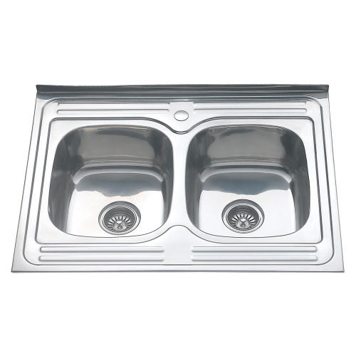 Кухонная мойка Melana 256*7 (*7) 80x60 цвет хром