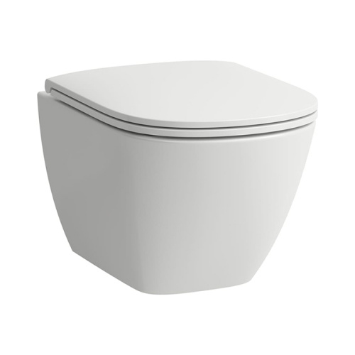 Чаша унитаза подвесная Laufen LUA 8.2008.3.000.000.1 цвет белый без сиденья безободковая душевой смыв