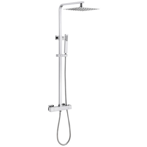 Душевая стойка ABBER AF8260L настенная цвет хром