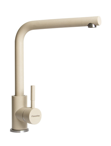 Смеситель для кухни Florentina Фабио 313.36H.1123.104 на раковину бежевый