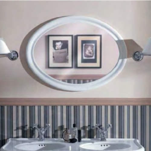 Зеркало в ванную Simas Lante LAS1 bi 90х62 цвет белый