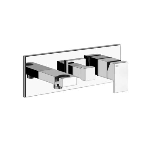 Смеситель для душа Gessi Rettangolo 44911#031 встраиваемый в стену хром (внешняя часть)