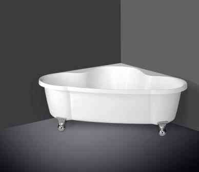 Ванна акриловая BelBagno BB07 150х150 пристенная полукруглая