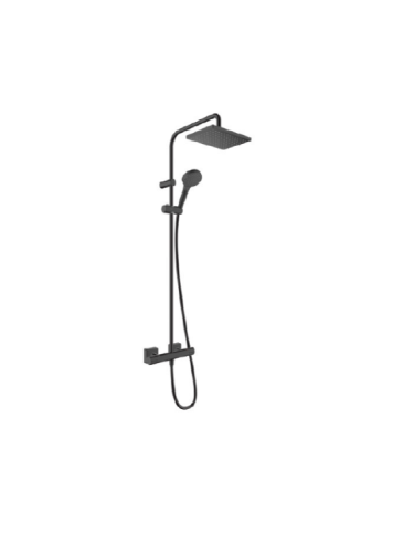 Душевая стойка Hansgrohe Vernis Shape 26286670 настенная цвет черный матовый