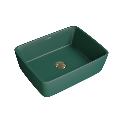 Раковина Grossman Color 48 см GR-3016OLM накладная цвет светло-зеленый матовый