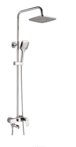 Душевая стойка Shevanik S8636 настенная цвет хром