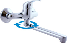 Смеситель для кухни RavSlezak SAZAVA SA301.5/23 настенный хром