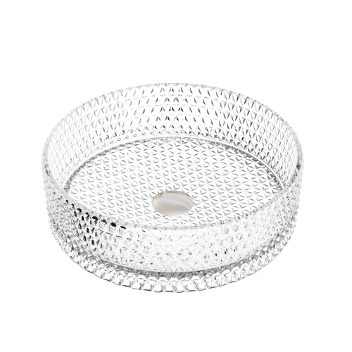 Раковина Ceramica Nova CRISTAL 36 см CN6062 накладная цвет прозрачный