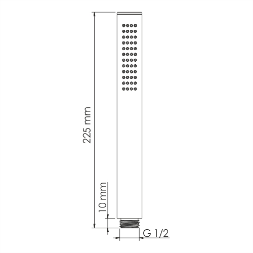 Душевая лейка WasserKRAFT Asphe 7700 A291 круглая - фото 3