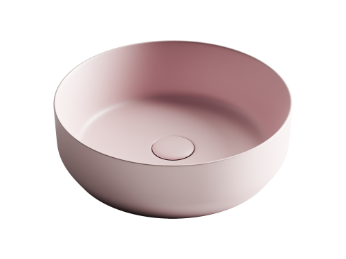 Раковина из сантехнического фарфора Ceramica Nova ELEMENT 39 см CN6022MP накладная цвет розовый матовый