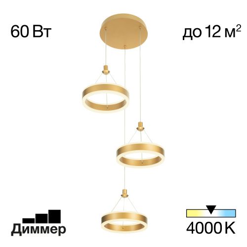 Люстра подвесная Citilux Дуэт CL719032