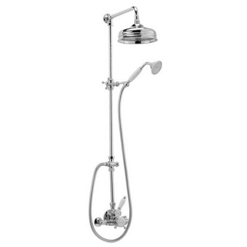 Душевая стойка Cisal Victorian 590.VN32H.AC Акция настенная никель