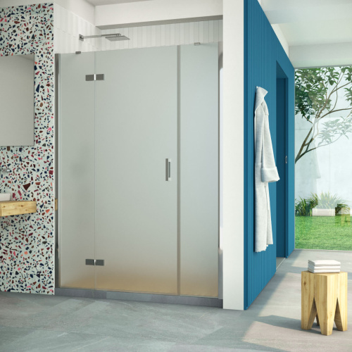Душевая дверь Vegas-Glass AFP-F Retta AFP-F Retta 140 08 10 L 140х199,5 стекло матовое 6 мм