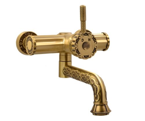 Смеситель для раковины Bronze de Luxe WINDSOR 10114 настенный бронза