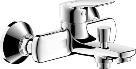 Смеситель Bravat RHEIN F6429564CP-01-ENG настенный хром без термостата