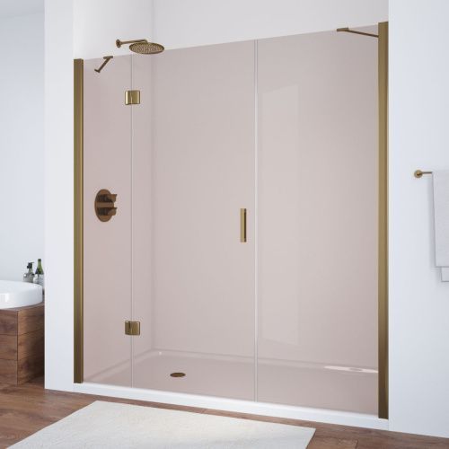 Душевая дверь Vegas-Glass AFP-F TUR+NOVO AFP-F TUR NOVO h1890 140 05 05 L 140х190 стекло тонированное профиль бронза