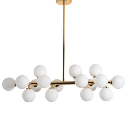 Люстра на штанге Lumina Deco Marsiada (Марсиада) LDP 6033-16 GD