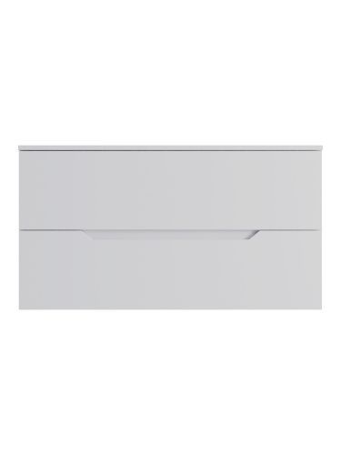 Тумба под раковину Orange Line Li-100TuwMDF 101х46х54 подвесная цвет белый