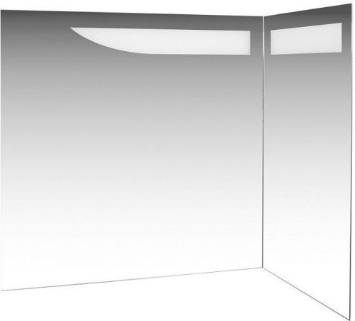 Зеркало в ванную De Aqua Трио Люкс 184504 89х86 цвет белый