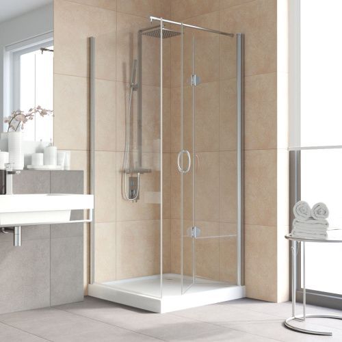 Душевой уголок Vegas-Glass GPS-Fis LUX GPS-Fis LUX 80*80 08 crystalvision R 80х80 стекло прозрачное профиль хром без поддона