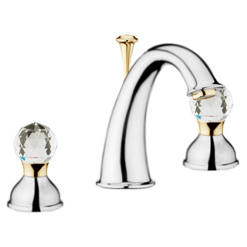 Смеситель Webert Karenina KA750101017 на раковину хром/золото