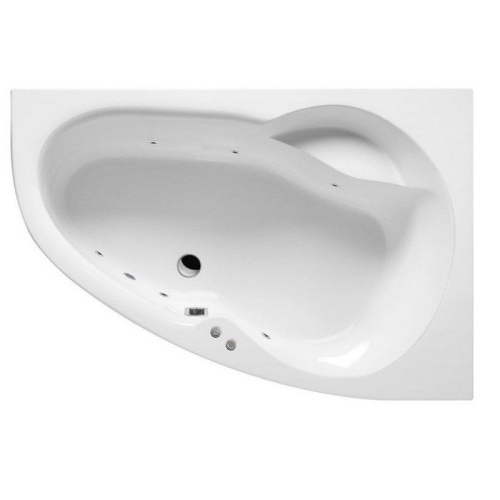 Ванна гидромассажная Excellent NEWA WAEX.NEP16.SOFT.CR 160х95  асимметричная