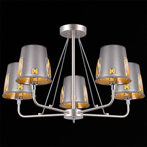 Люстра на штанге Illumico IL9407 IL9407-5PSQ-29 CHS CR