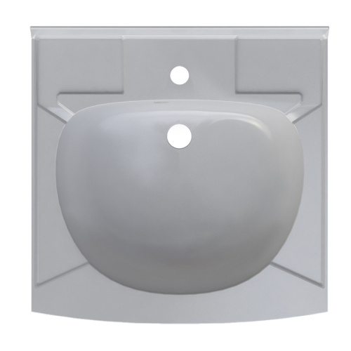 Раковина из искусственного мрамора Altasan KOMPAKT UPP50s 50х50 над стиральной машиной цвет белый 1 отверстие под смеситель Раковина из искусственного мрамора Altasan KOMPAKT UPP50s 50х50 над стиральной машиной цвет белый 1 отверстие под смеситель