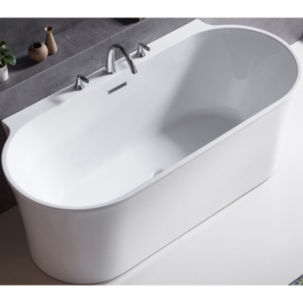 Ванна акриловая BelBagno BB409-1500-800 150х80 отдельностоящая овальная