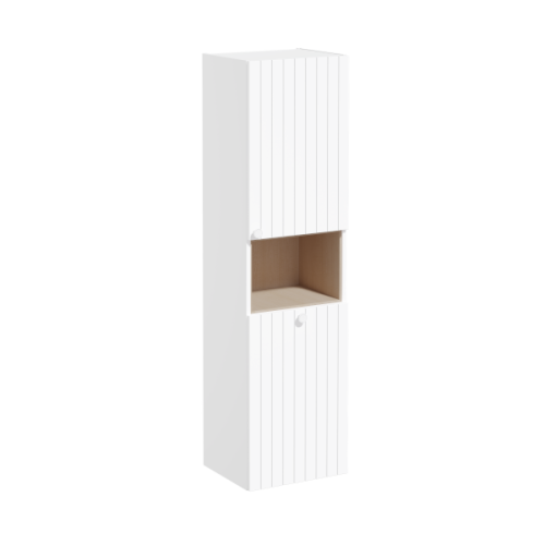 Шкаф-пенал Vitra Root Groove 69100 42х36х155 подвесной цвет белый матовый