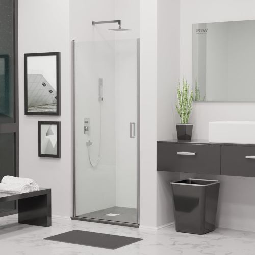 Душевая дверь RGW Leipzig 06120306-11 60х195 стекло прозрачное профиль хром глянцевый