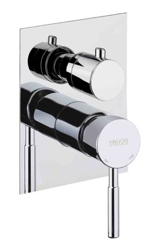 Смеситель для ванны и душа Fiore Xenon 44CR7501 встраиваемый в стену хром