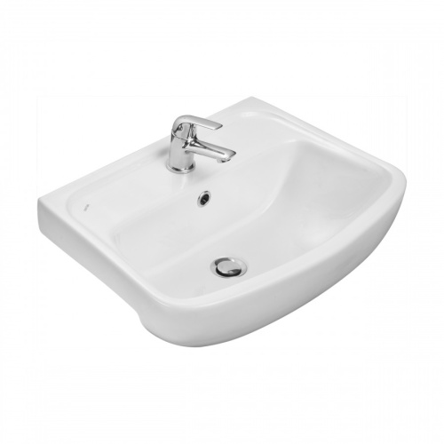 Раковина из сантехнического фарфора Santek Лонги 1WH501755 42х55 подвесная цвет белый