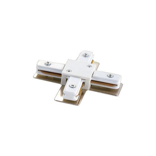 Коннектор Volpe UBX-Q121 Соединитель для шинопроводов Х-образный UBX-Q121 K41 WHITE 1 POLYBAG