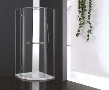 Душевой уголок Cezares BERGAMO BERGAMO-W-RH-1-120/100-ARCO-C-Cr-L-IV 120х100 стекло прозрачное профиль хром глянцевый без поддона