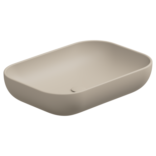 Раковина GSG Ceramic Design Easy 60см EALAVRE60034 накладная цвет бежевый