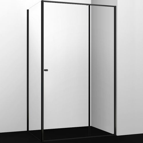 Душевой уголок Wasserkraft Dill 61S 61S37 140х100 стекло прозрачное профиль черный без поддона