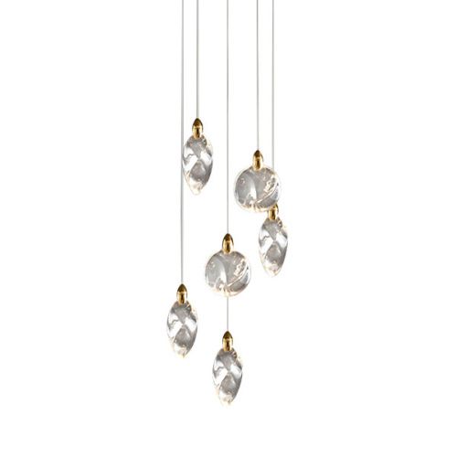 Светильник подвесной Delight Collection Colvin (Цолвин) MT9176-6H titanium gold