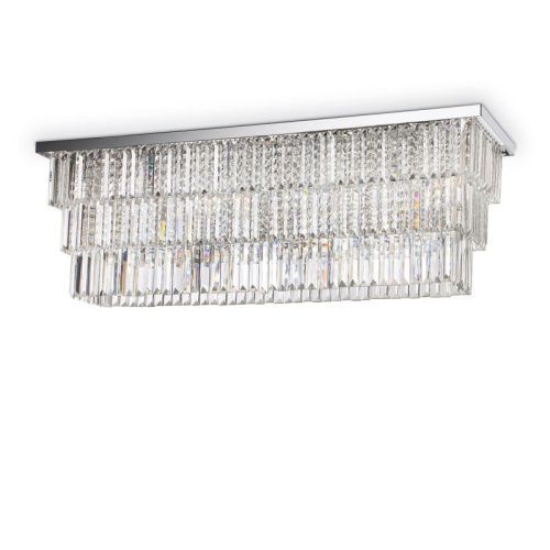 Люстра подвесная Ideal lux MARTINEZ (МАРТИНЕЗ) Martinez PL8 Cromo