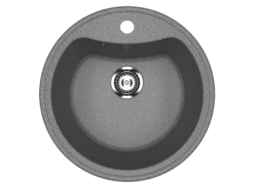 Кухонная мойка Ulgran Classic U-601-309 51х51 цвет темно-серый
