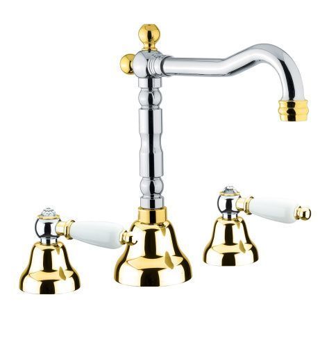 Смеситель Fiore 03CO0637 на раковину хром/золото