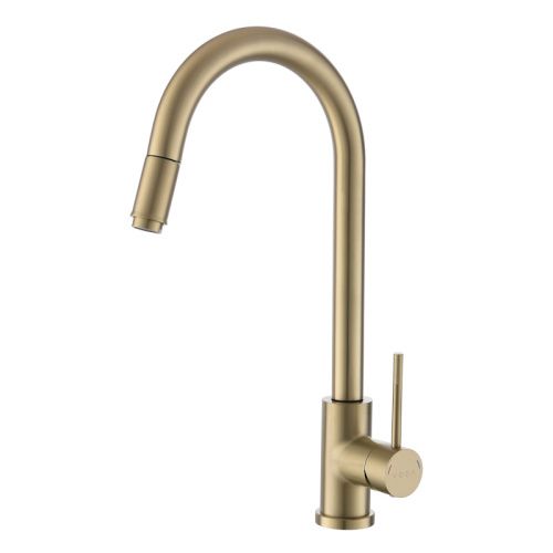 Смеситель для кухни Voda VSL519G на мойку золото